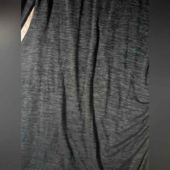 Nic+Zoe Maxi Angled Heathered Gray Dress w/ Ruching & Long Sleeves Size XL NWT! - Picture 16 of 16